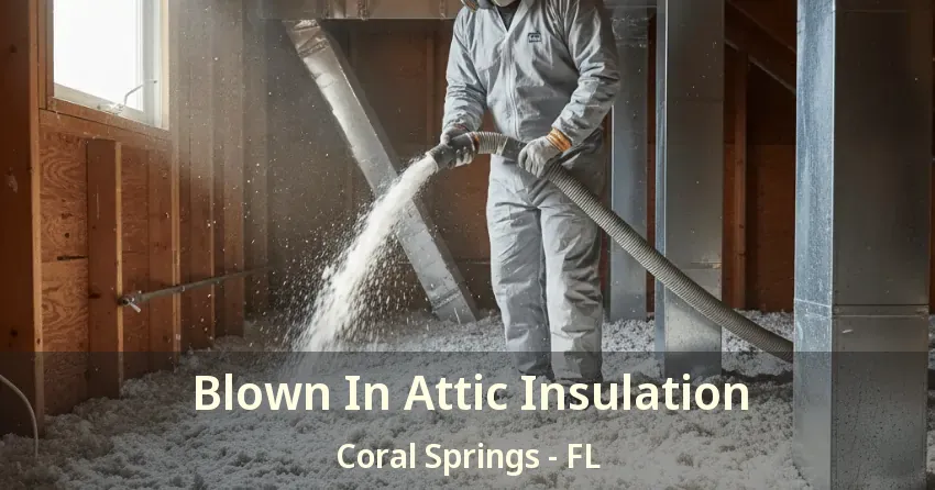 Blown In Attic Insulation Coral Springs - FL