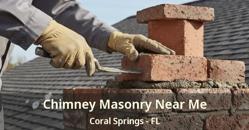 Chimney Masonry Near Me Coral Springs - FL