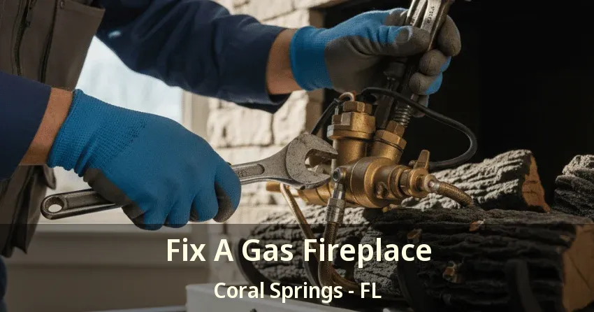 Fix A Gas Fireplace Coral Springs - FL