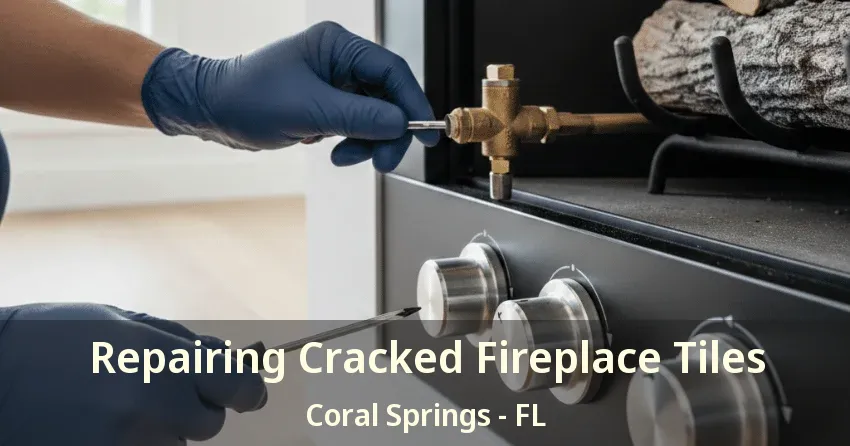 Repairing Cracked Fireplace Tiles Coral Springs - FL